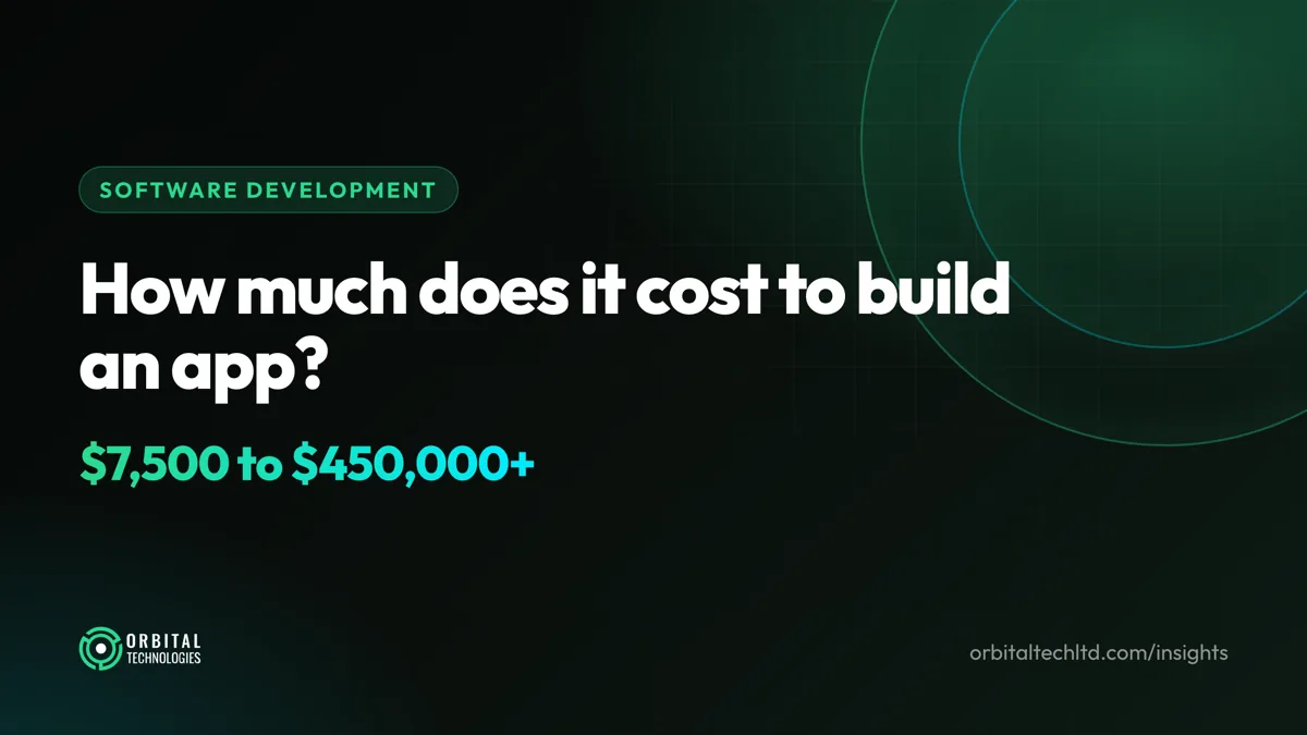 How much does it cost to build an app? From $7,500 for a simple app to $450,000 or more for a marketplace.