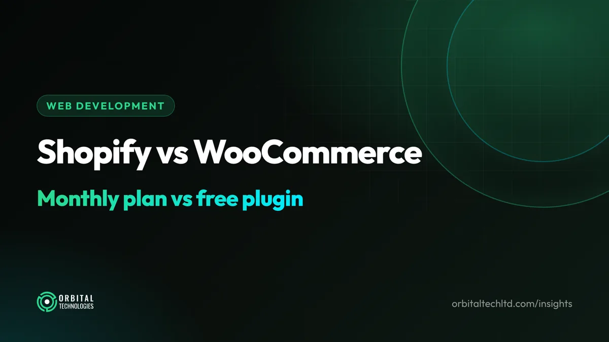 Shopify vs WooCommerce: a hosted monthly plan against a free plugin you host yourself.