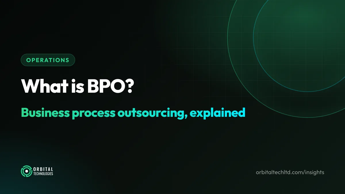 What is BPO? Business process outsourcing explained: front office and back office.